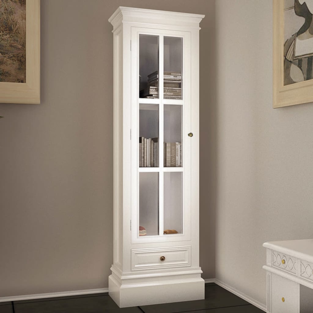 Meuble De Bibliothèque Avec 3 Étagères Blanc Bois
