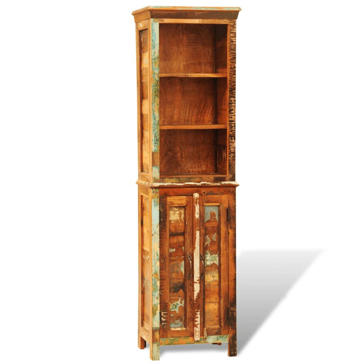 Bibliothèque Bois Massif De Récupération Vintage