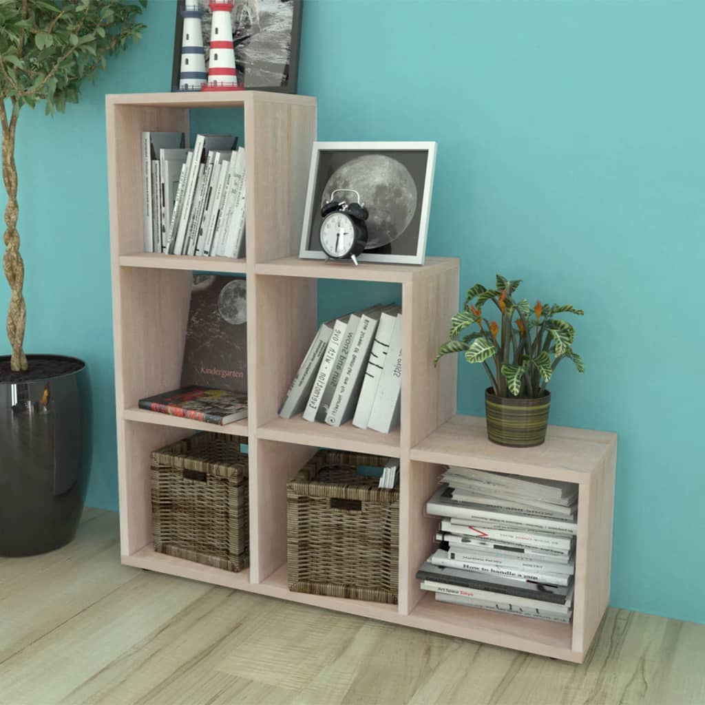 Bibliothèque/Étagère Couleur De Chêne