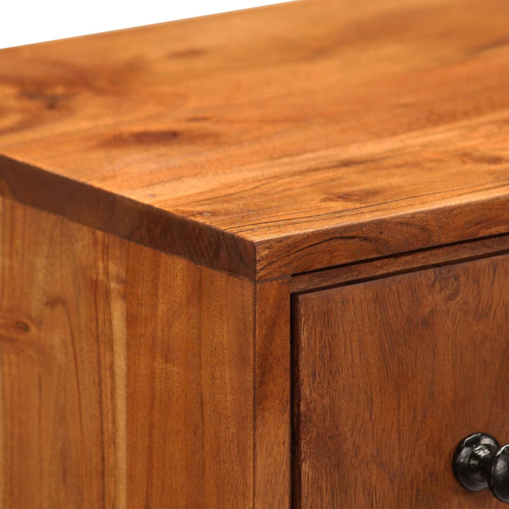 Commode À Tiroirs Bois D'acacia Massif