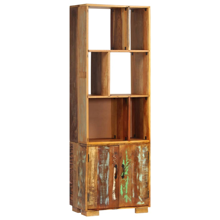 Bibliothèque 60X35X180 Cm Bois De Manguier Solide