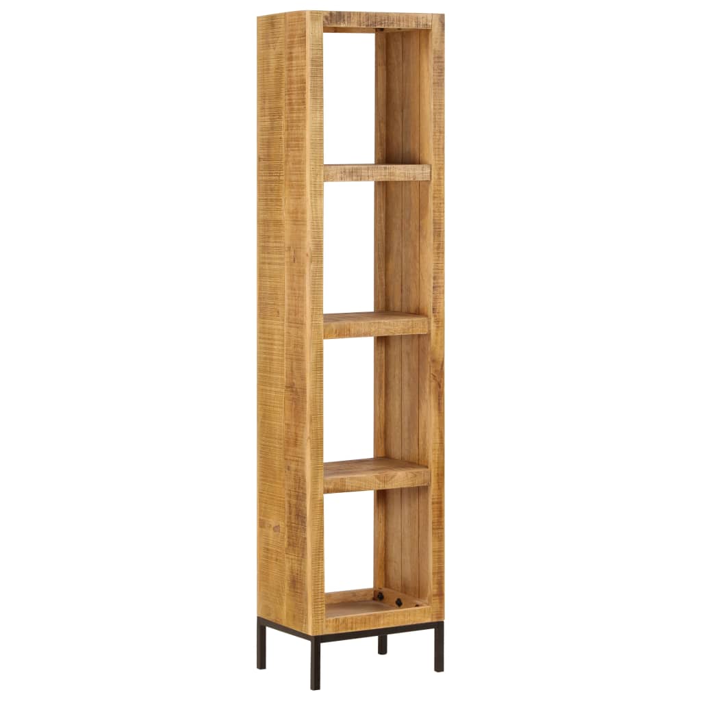 Bibliothèque 40X30X175 Cm Bois De Manguier Solide
