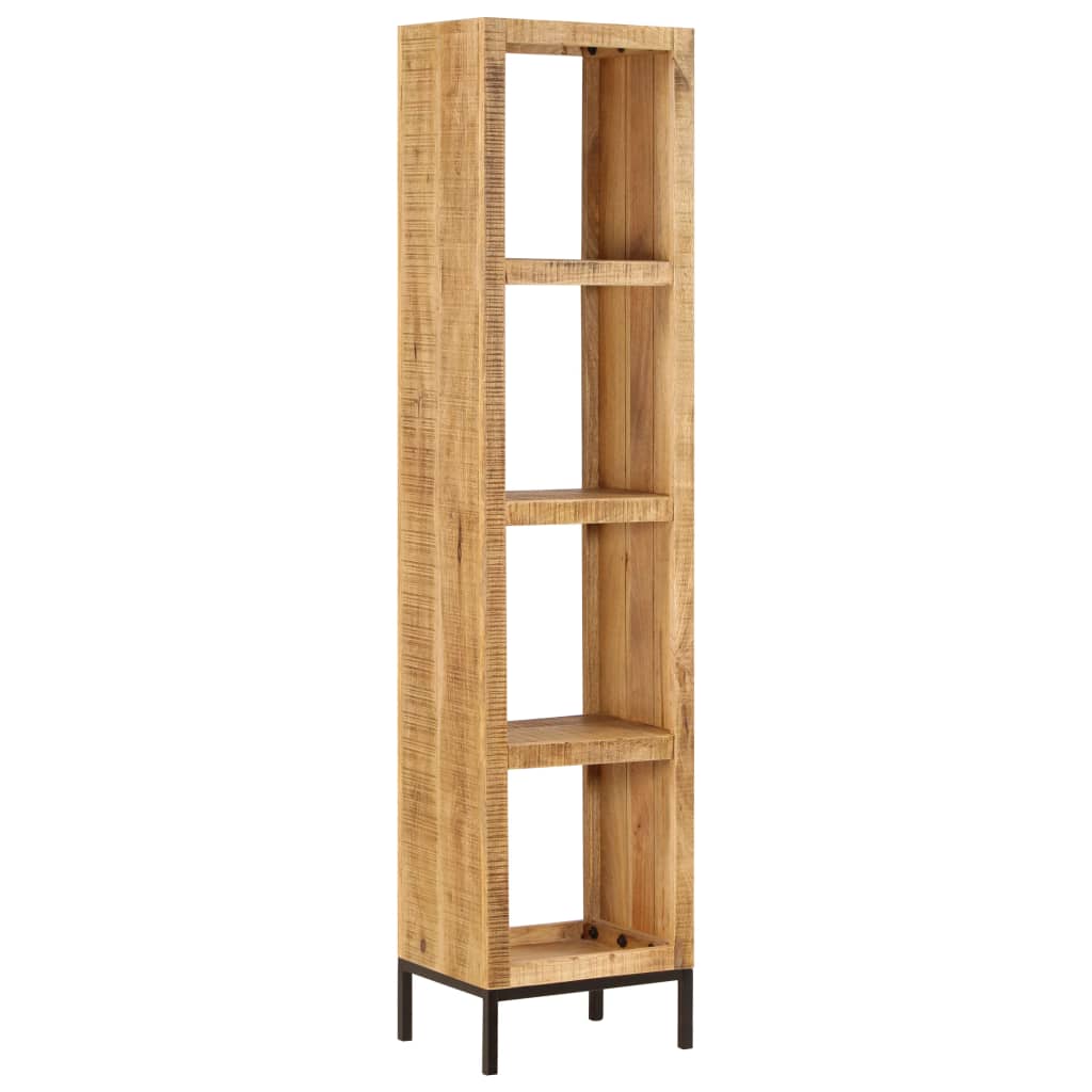 Bibliothèque 40X30X175 Cm Bois De Manguier Solide