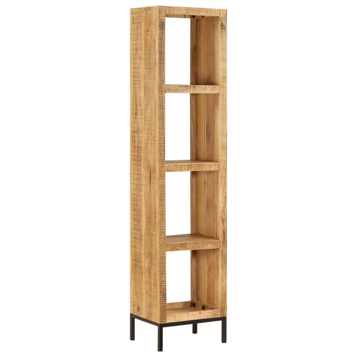 Bibliothèque 40X30X175 Cm Bois De Manguier Solide