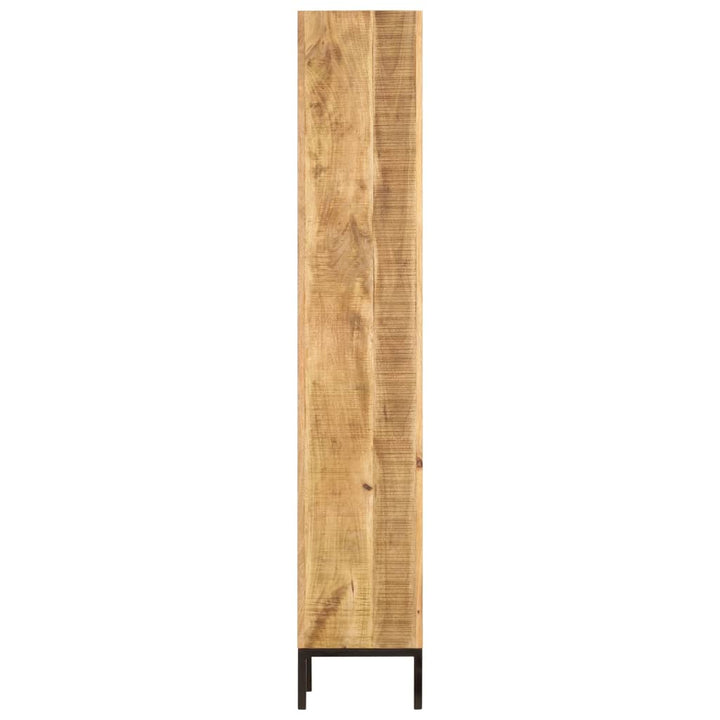 Bibliothèque 40X30X175 Cm Bois De Manguier Solide