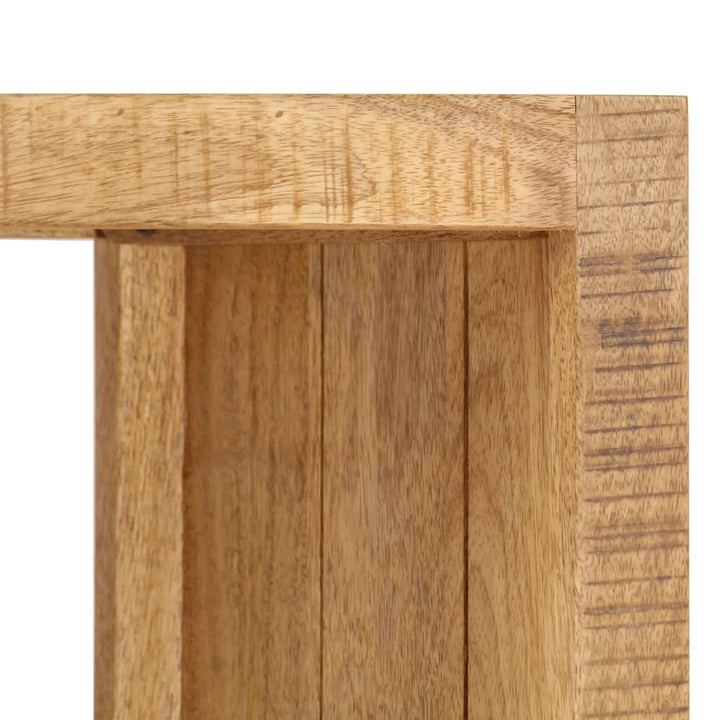 Bibliothèque 40X30X175 Cm Bois De Manguier Solide