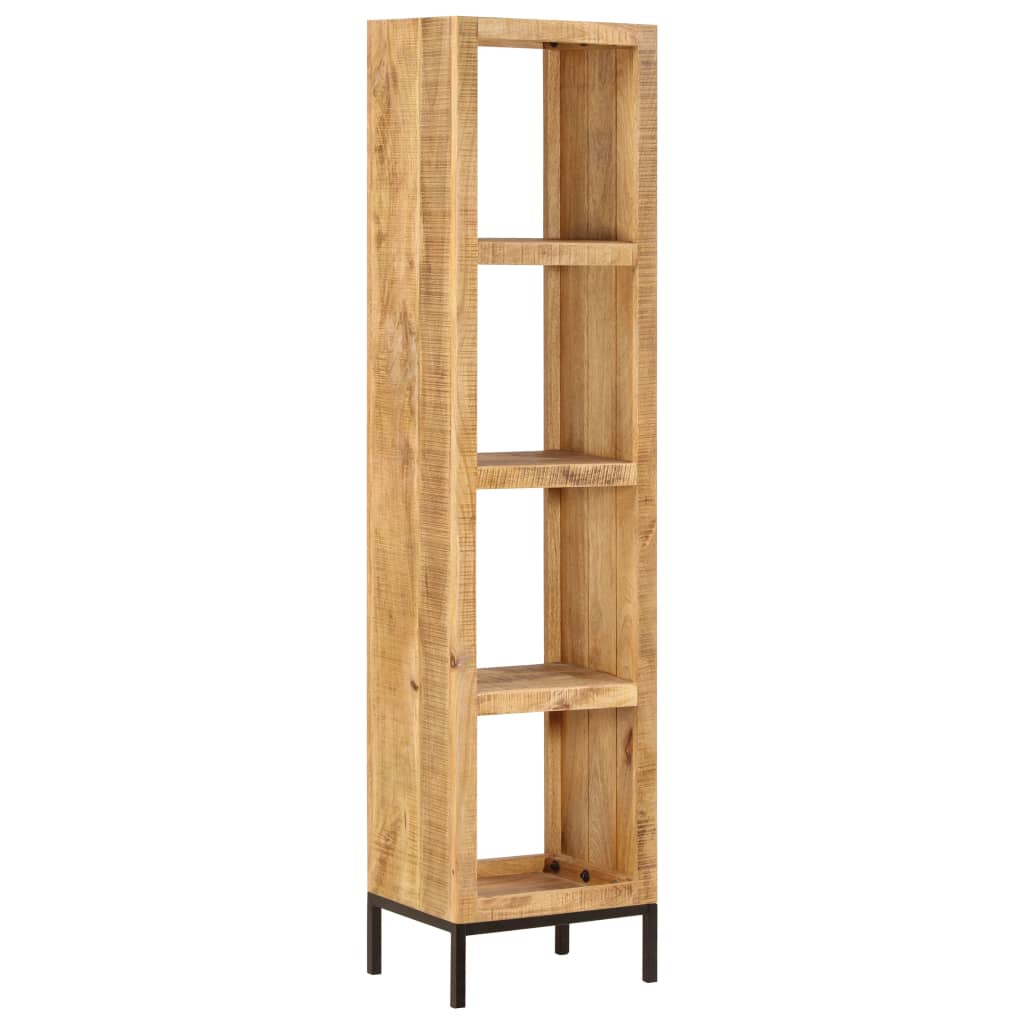 Bibliothèque 40X30X175 Cm Bois De Manguier Solide