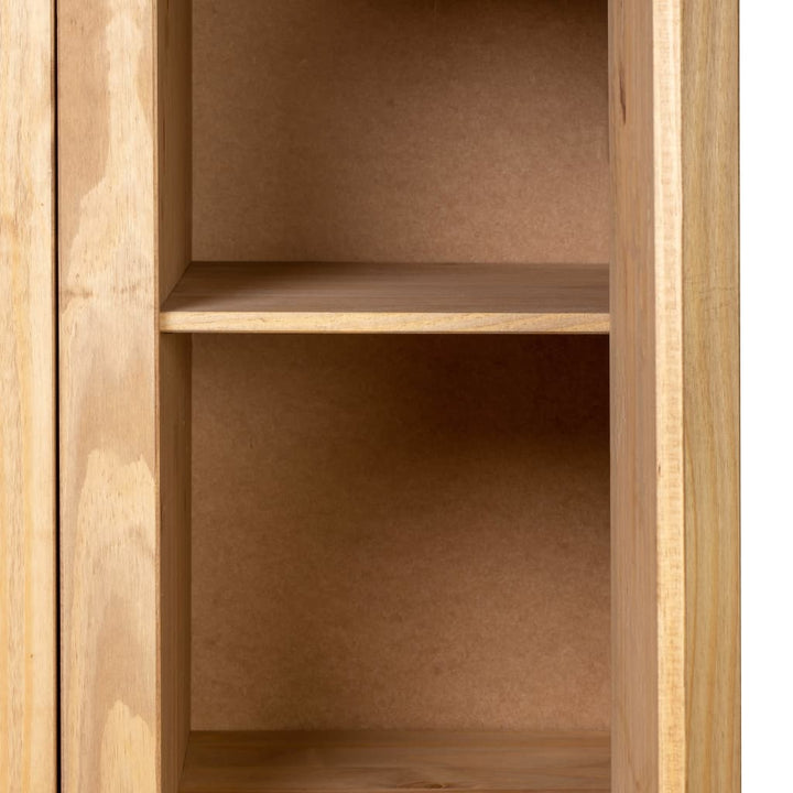 Garde-Robe À 3 Portes 118X50X171,5 Cm Pin Assortiment Panama Marron