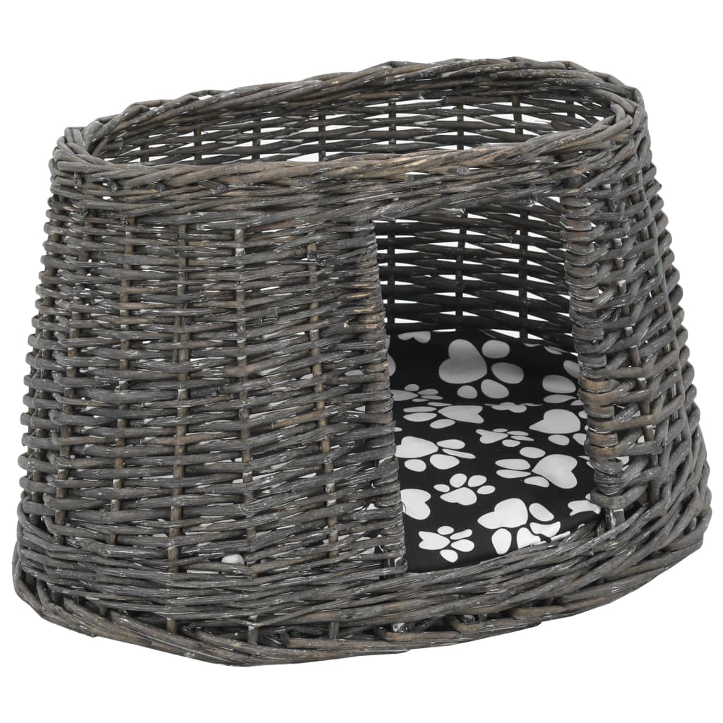 Jeu De Panier Pour Chats 3 Pcs Avec Coussins 47X34X60 Cm