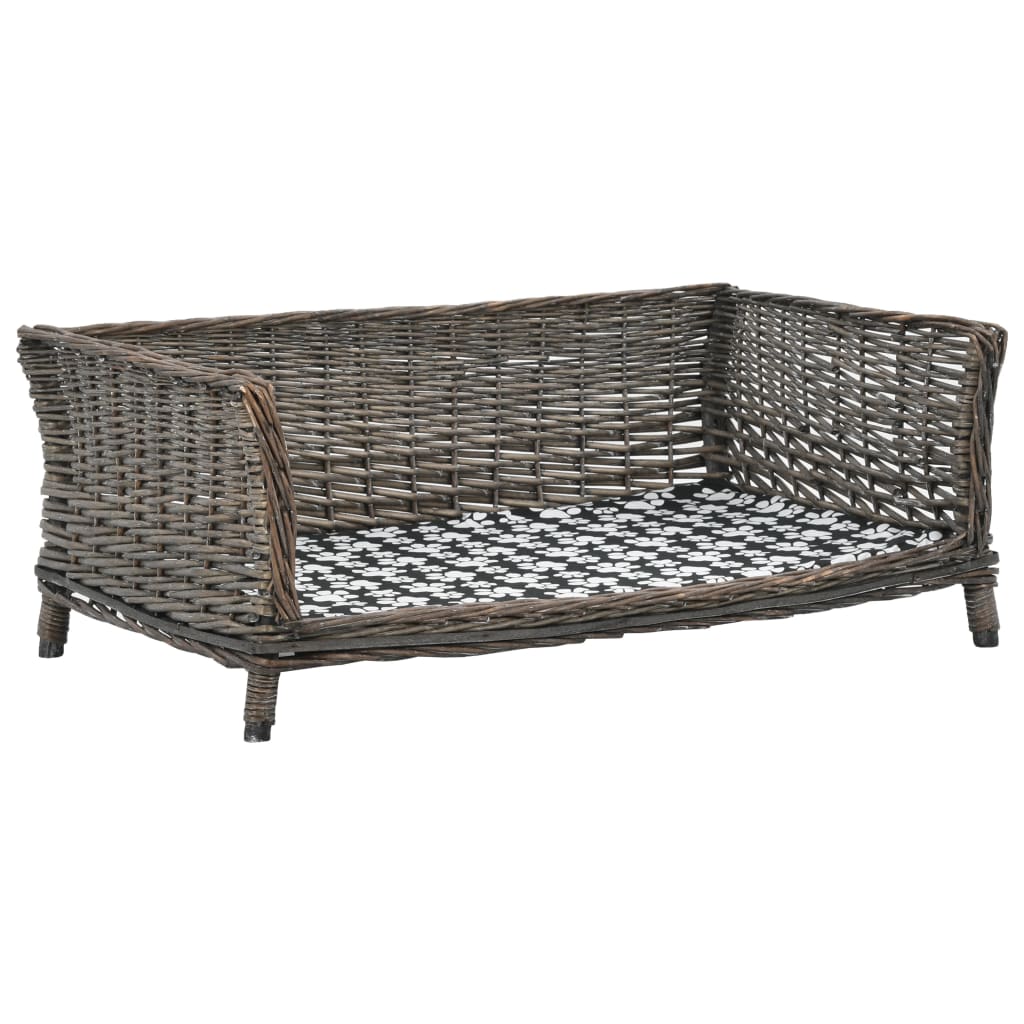 Panier Pour Chiens Avec Coussin Saule Naturel
