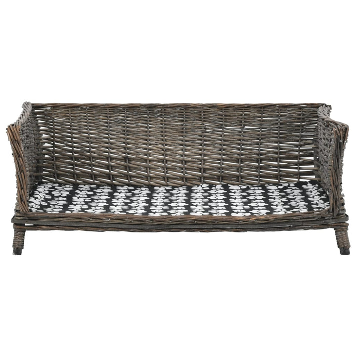 Panier Pour Chiens Avec Coussin Saule Naturel