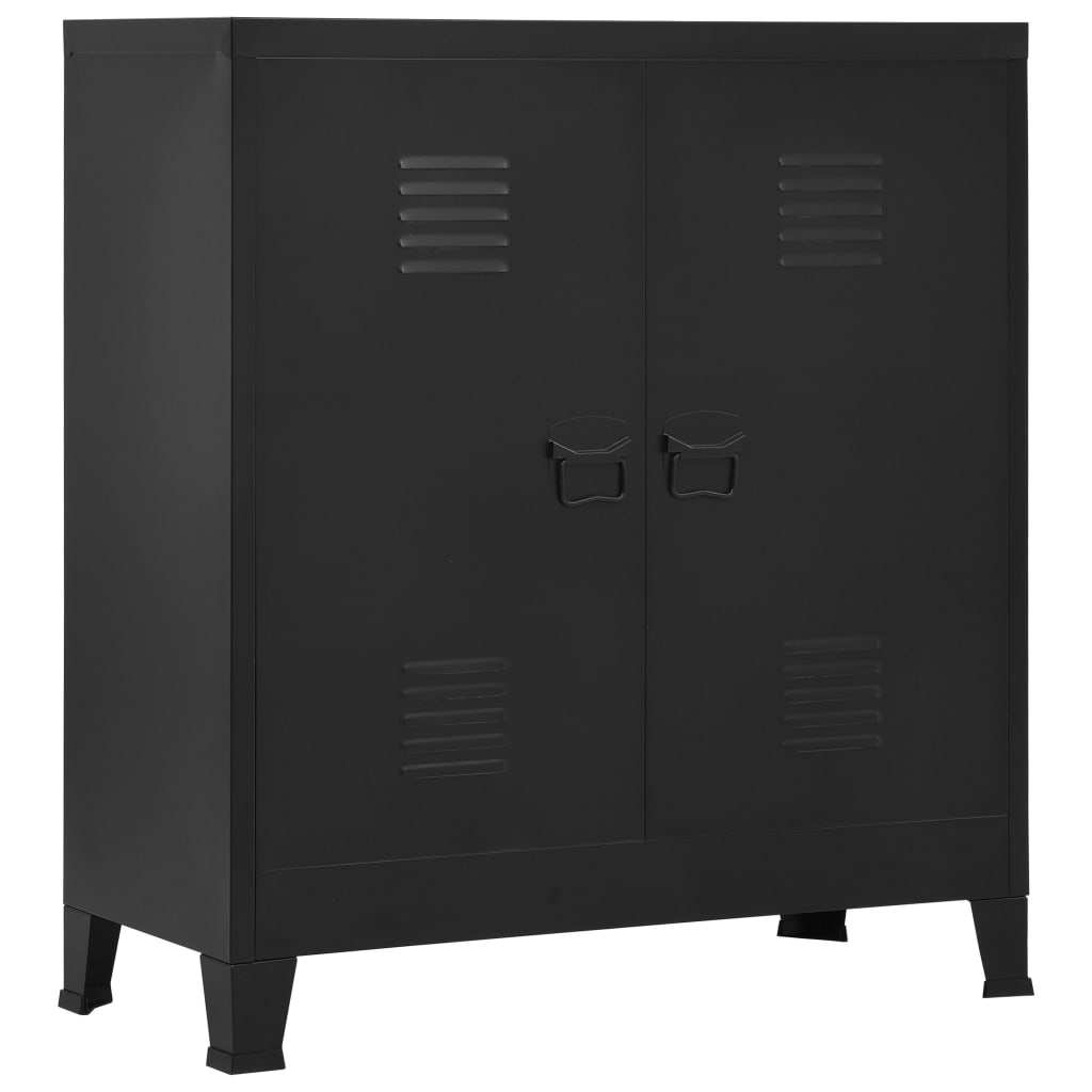 Coffre De Rangement Industriel 90X40X100 Cm Acier