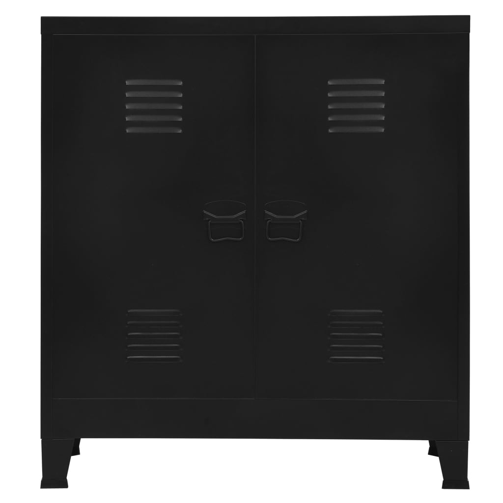 Coffre De Rangement Industriel 90X40X100 Cm Acier