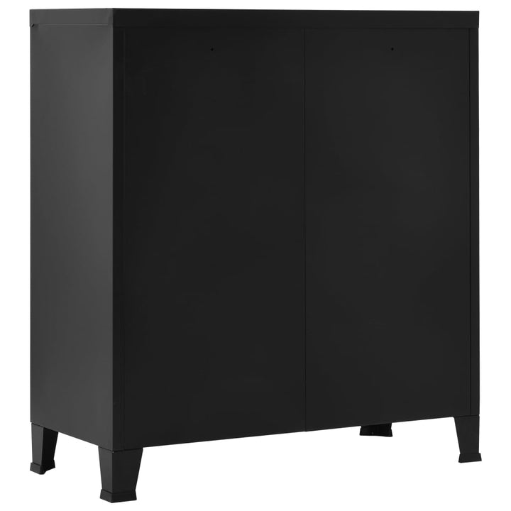 Coffre De Rangement Industriel 90X40X100 Cm Acier