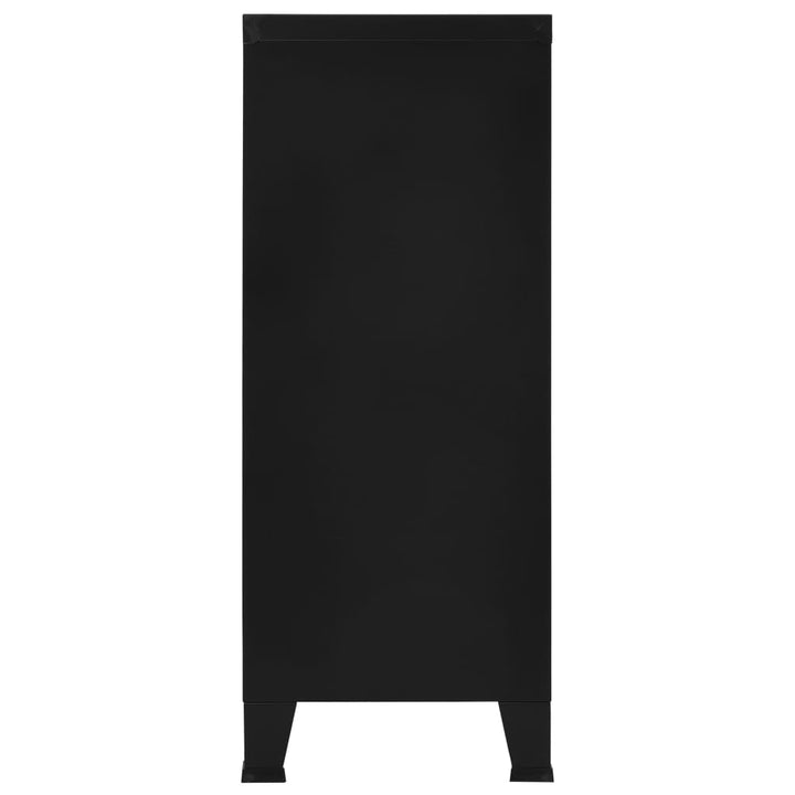 Coffre De Rangement Industriel 90X40X100 Cm Acier