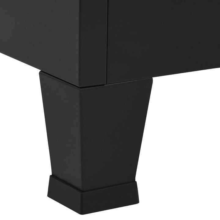 Coffre De Rangement Industriel 90X40X100 Cm Acier