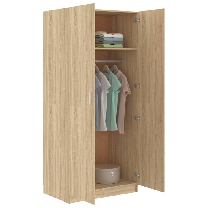 Garde-Robe 80X52X180 Cm Bois D’ingénierie