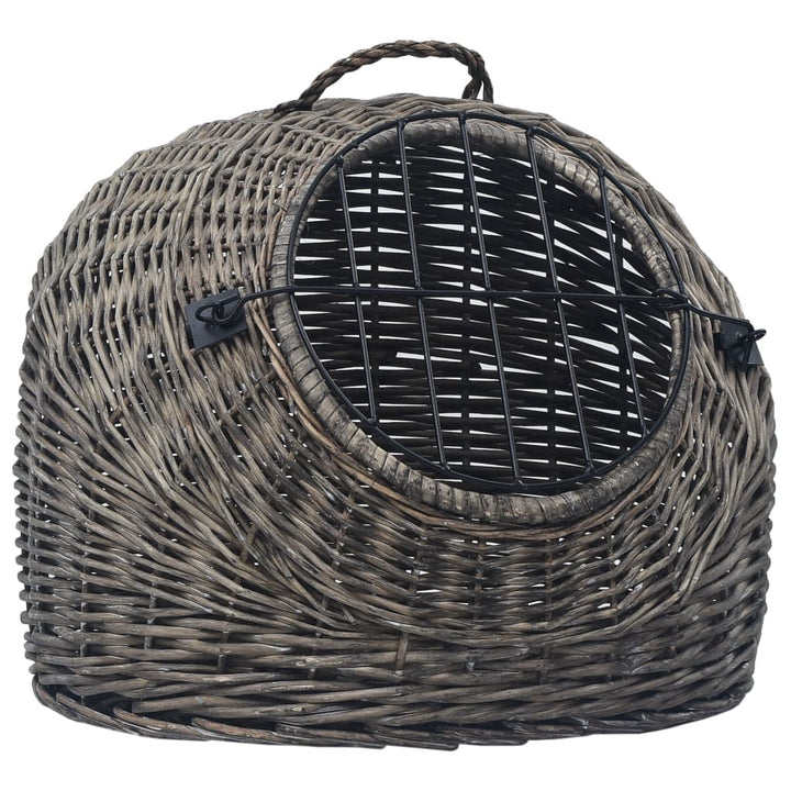 Cage De Transport Pour Chats Saule Naturel