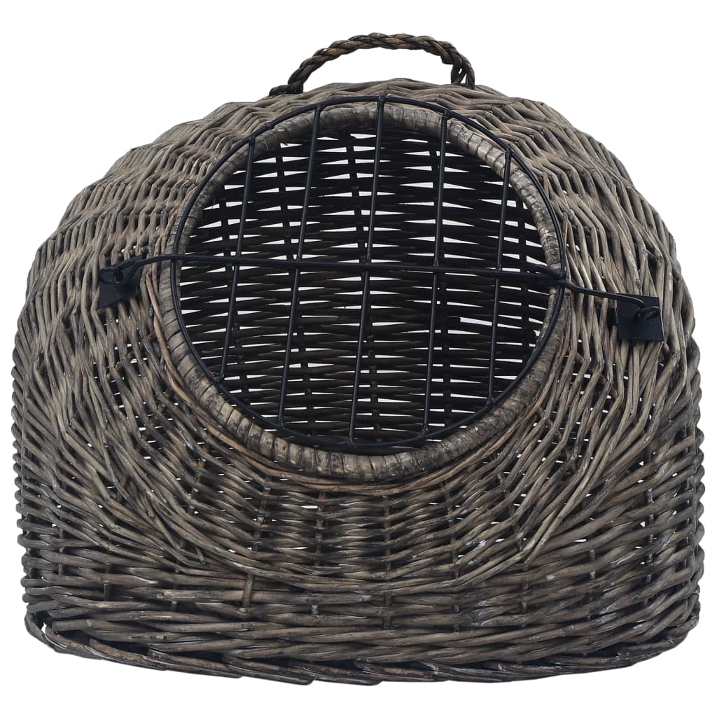 Cage De Transport Pour Chats Saule Naturel