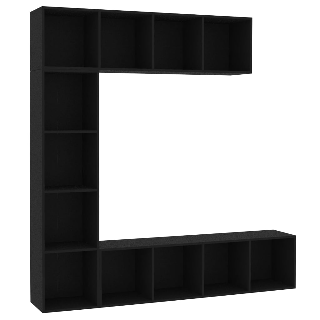 Ensemble De Bibliothèque/Meuble Tv 3 Pcs 180X30X180 Cm