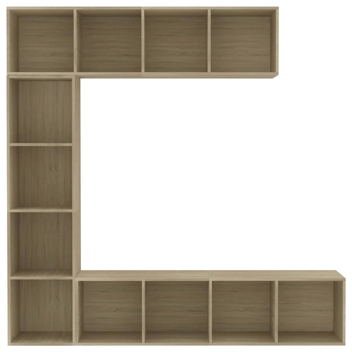 Jeu De Bibliothèque/Meuble Tv 3 Pcs 180X30X180 Cm