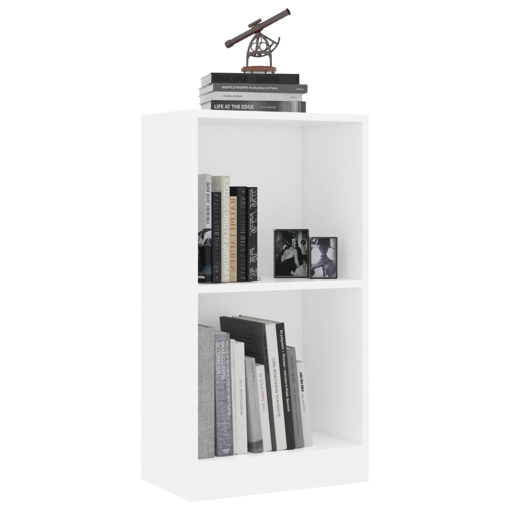 Bibliothèque 40X24X Bois D'ingénierie Blanc