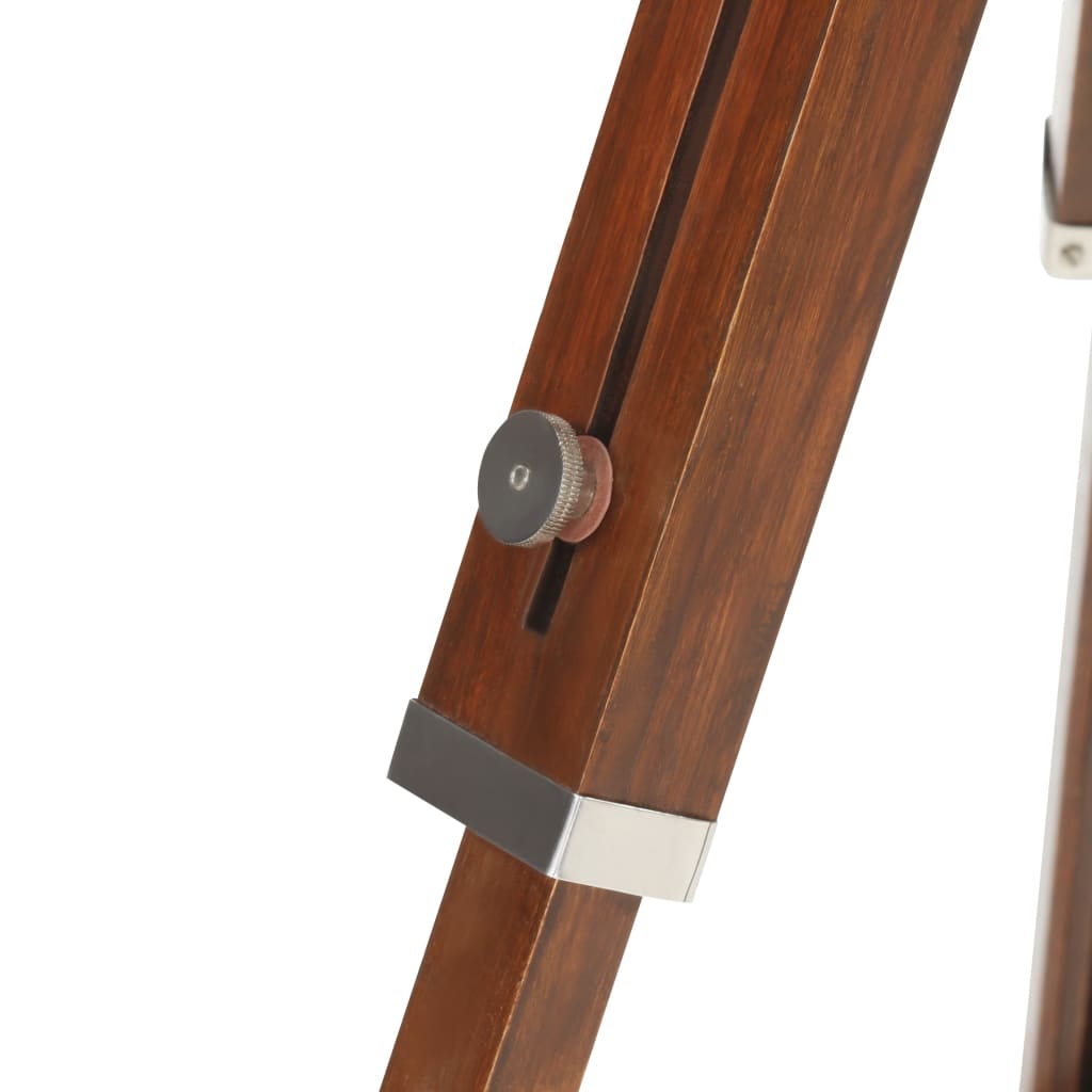 Lampadaire À Trépied Bois De Manguier Massif 165 Cm