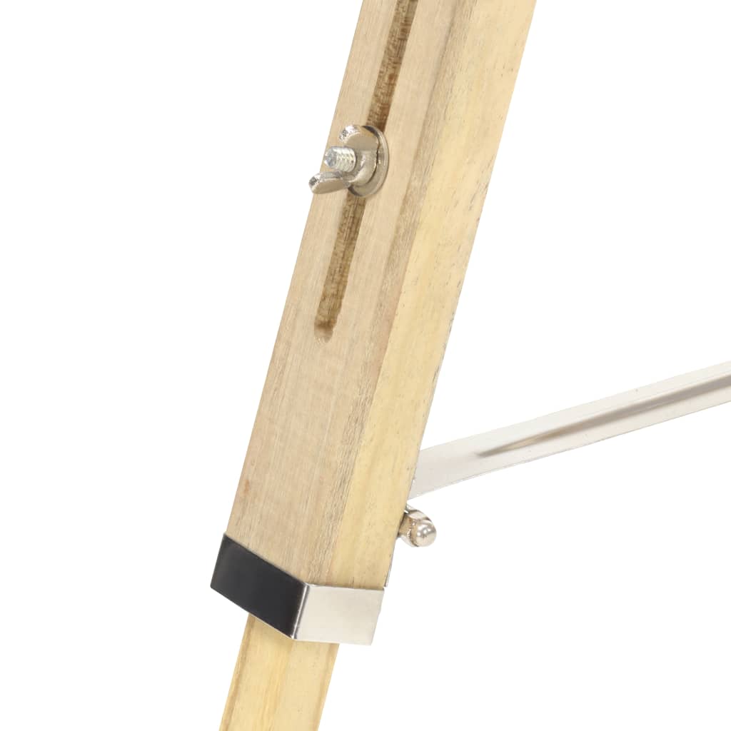 Lampadaire À Trépied Bois De Manguier Massif 140 Cm