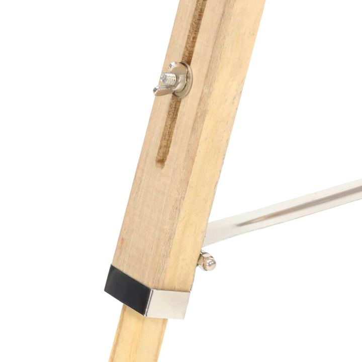 Lampadaire À Trépied Bois De Manguier Massif 140 Cm