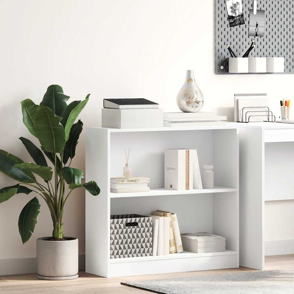 Bibliothèque 40X24X Bois D'ingénierie Blanc