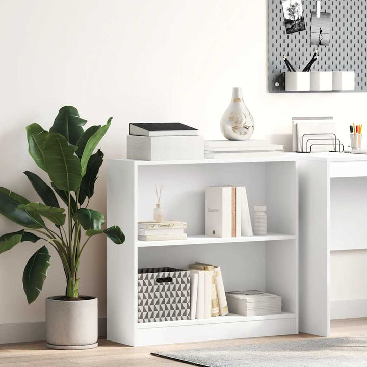 Bibliothèque 40X24X Bois D'ingénierie Blanc