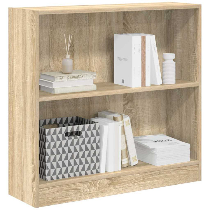 Bibliothèque 80X24X Bois D'ingénierie Chêne Sonoma