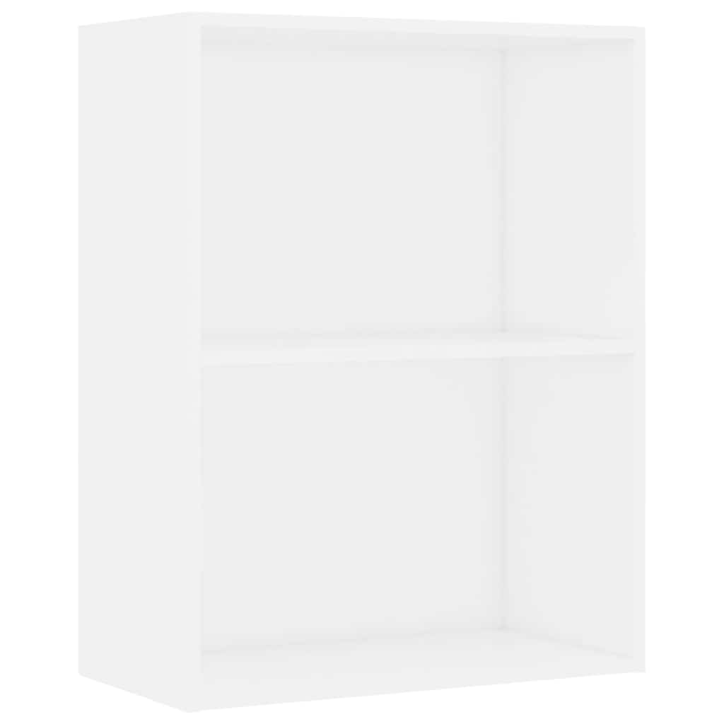 Bibliothèque 60X30X76,5 Cm Bois D'ingénierie Blanc