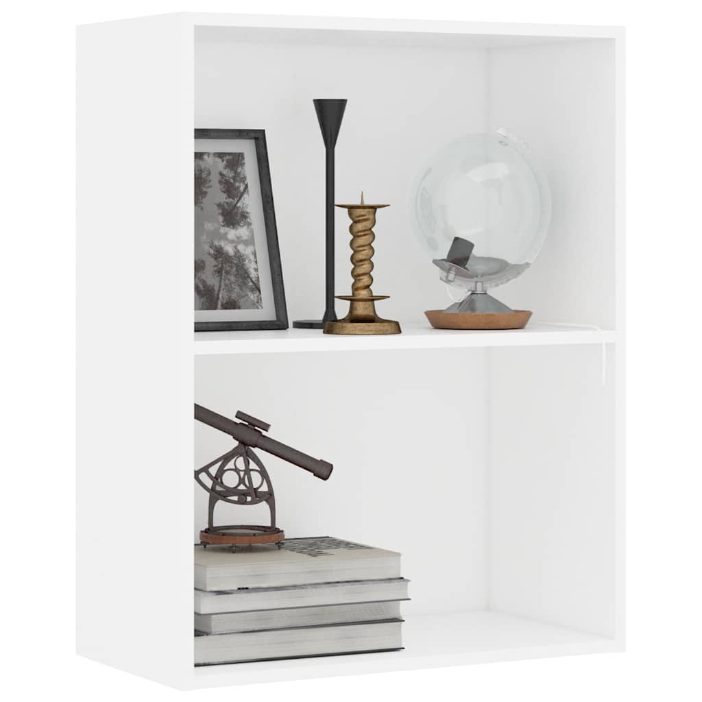 Bibliothèque 60X30X76,5 Cm Bois D'ingénierie Blanc