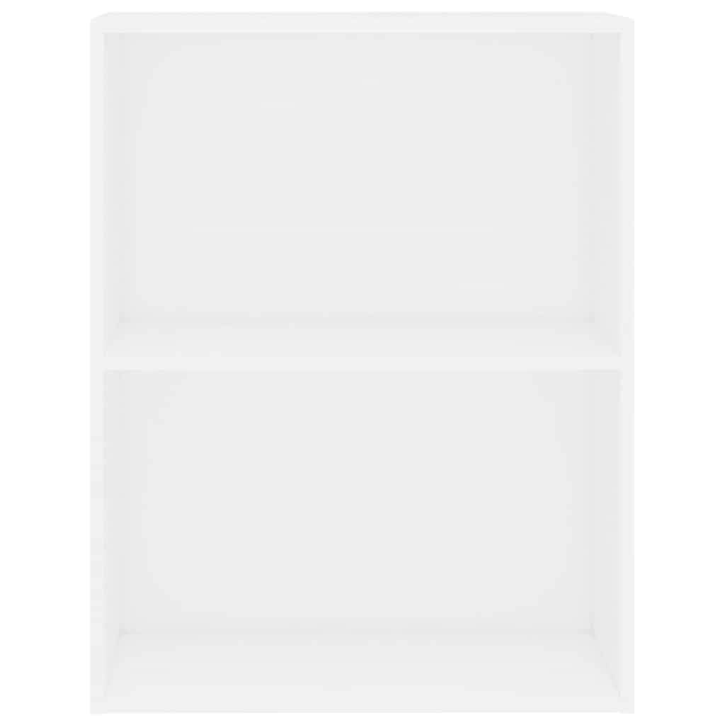 Bibliothèque 60X30X76,5 Cm Bois D'ingénierie Blanc