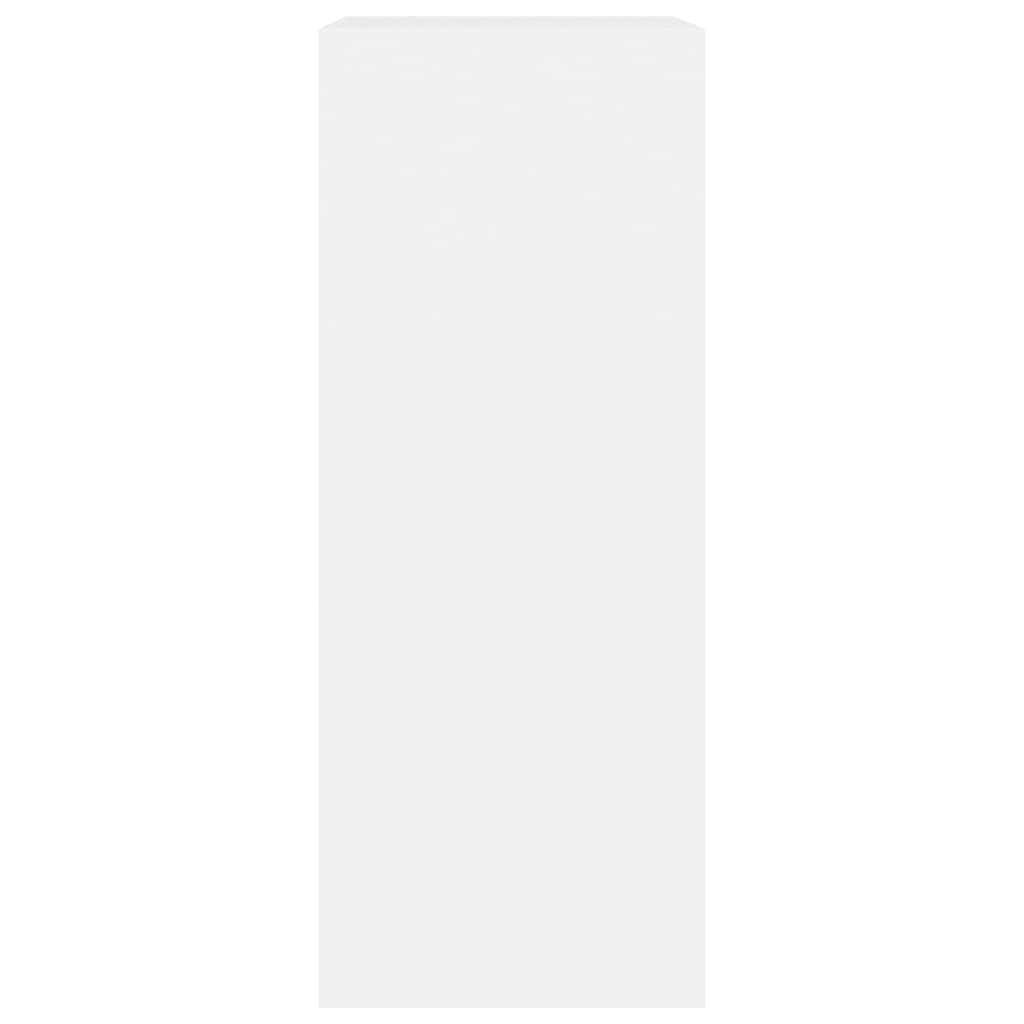 Bibliothèque 60X30X76,5 Cm Bois D'ingénierie Blanc