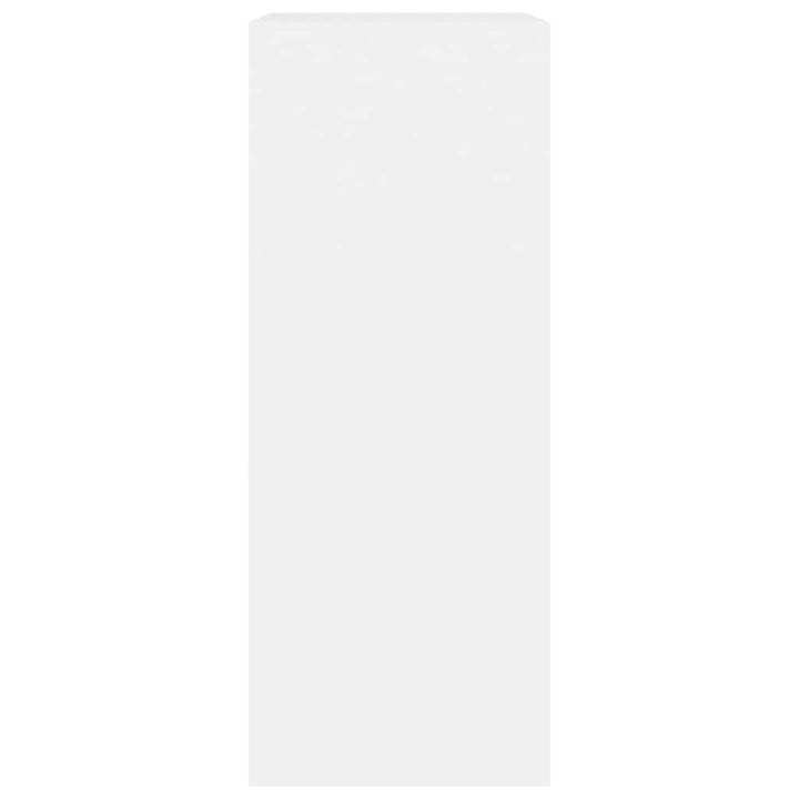 Bibliothèque 60X30X76,5 Cm Bois D'ingénierie Blanc