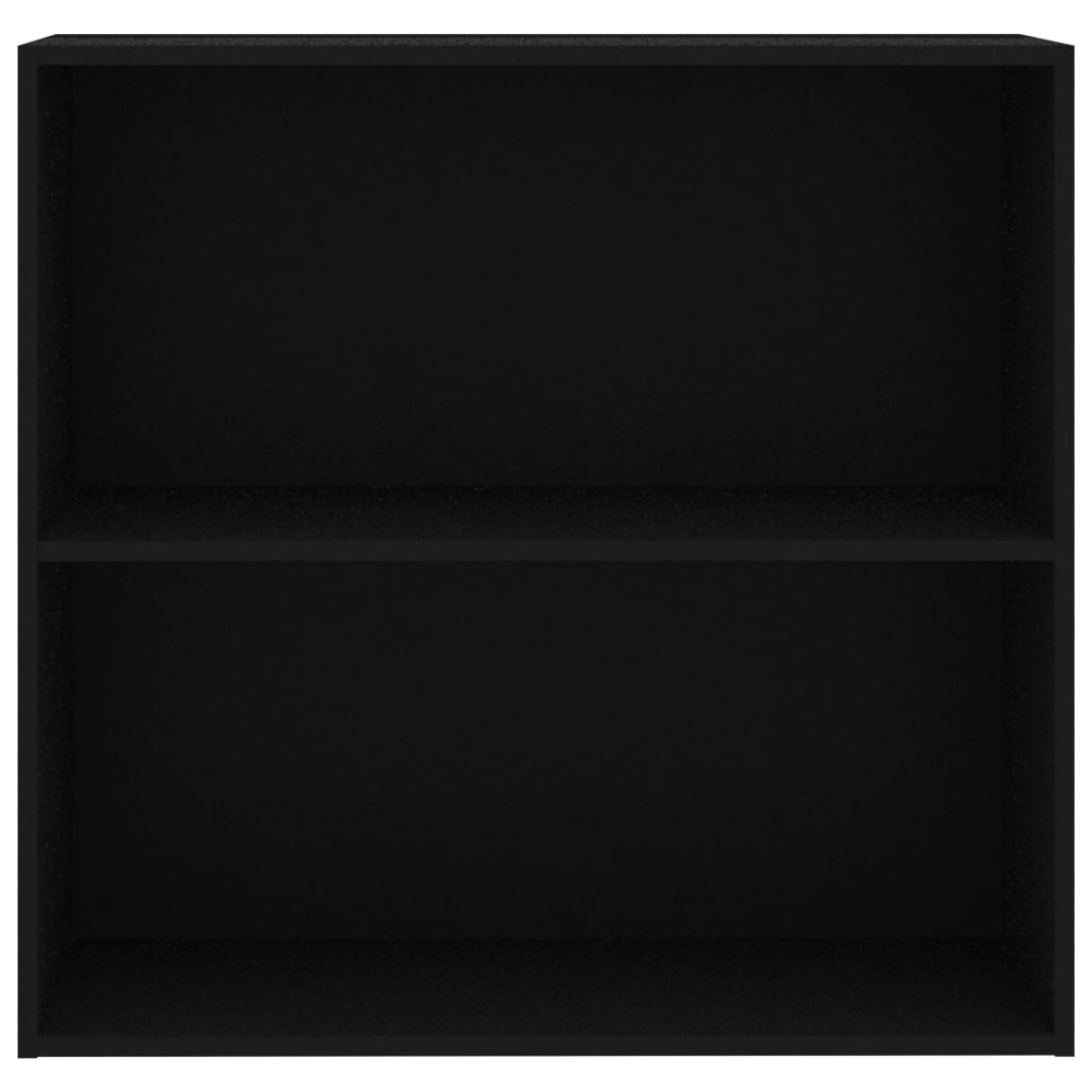 Bibliothèque 80X30X76,5 Cm Bois D'ingénierie Noir