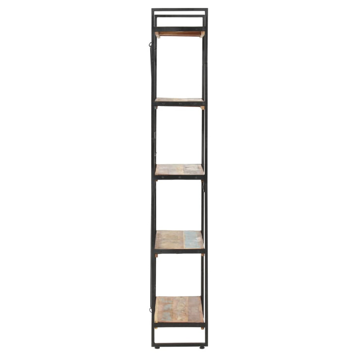 Bibliothèque 5 Niveaux 90X30X Bois Solide De Récupération Marron