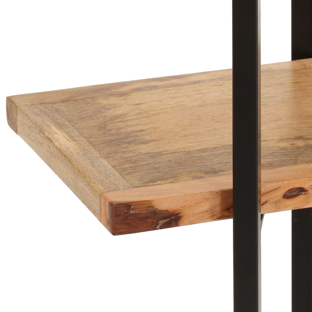 Bibliothèque À 4 Niveaux 160X35X Bois De Manguier Massif
