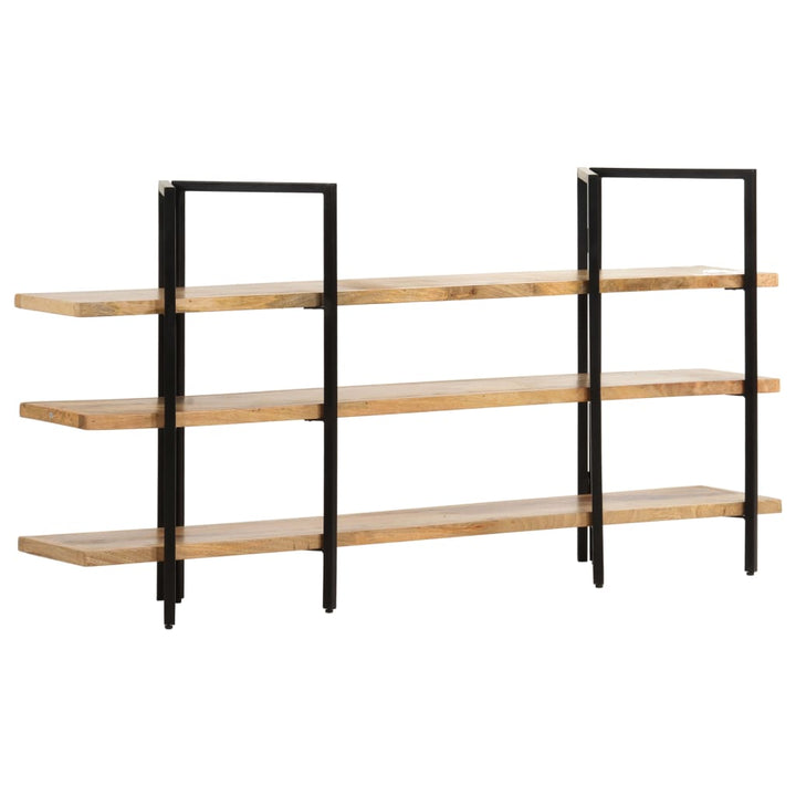 Bibliothèque À 4 Niveaux 160X35X Bois De Manguier Massif