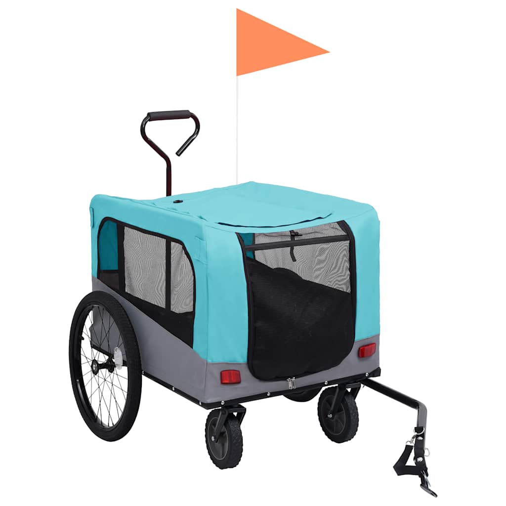Remorque De Vélo Pour Chiens Et Poussette 2-En-1