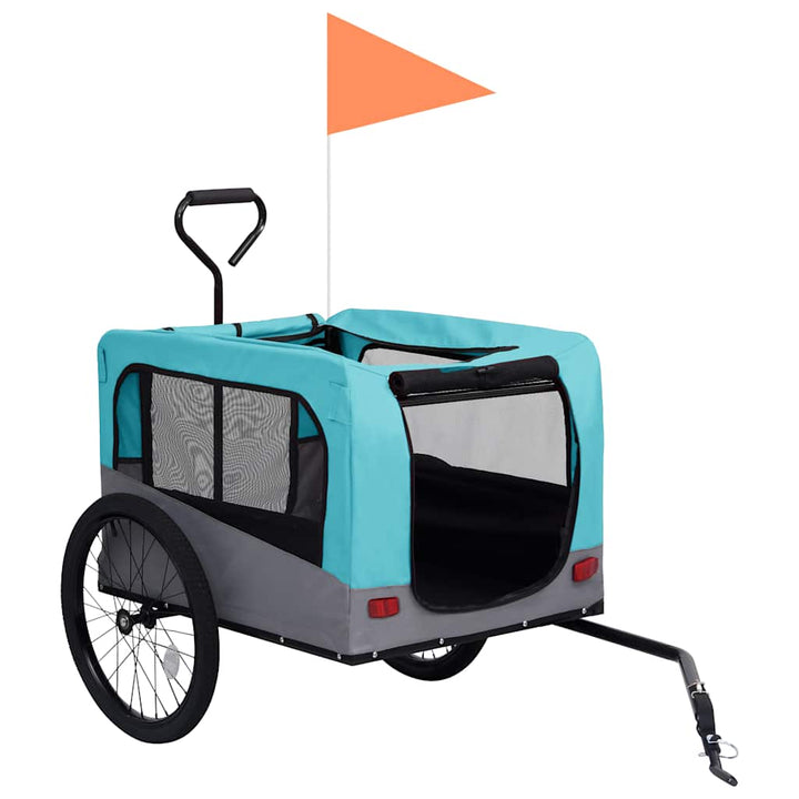Remorque De Vélo Pour Chiens Et Poussette 2-En-1