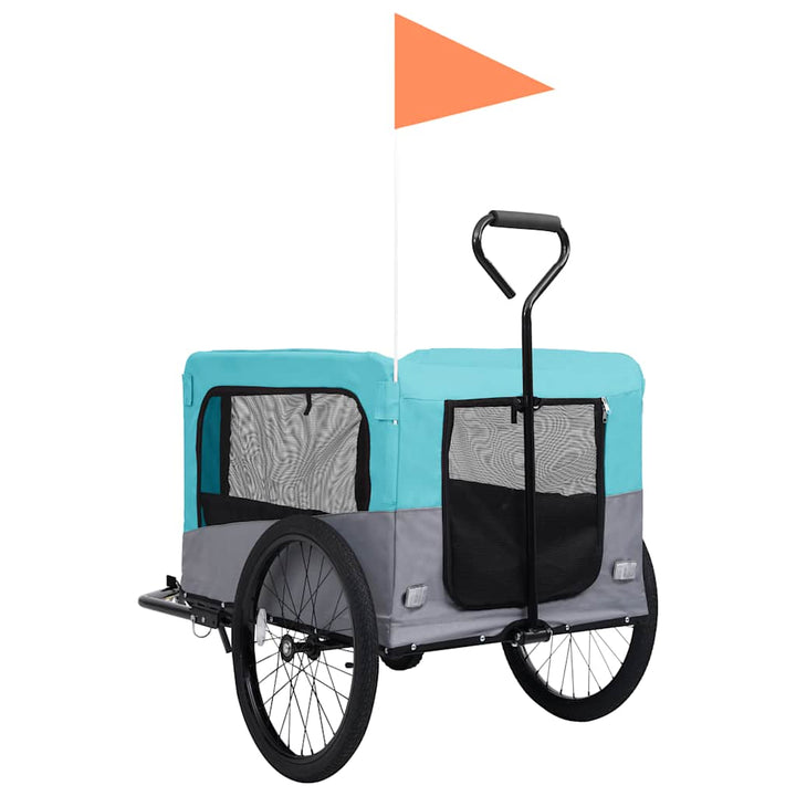 Remorque De Vélo Pour Chiens Et Poussette 2-En-1