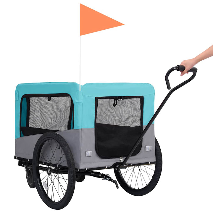 Remorque De Vélo Pour Chiens Et Poussette 2-En-1