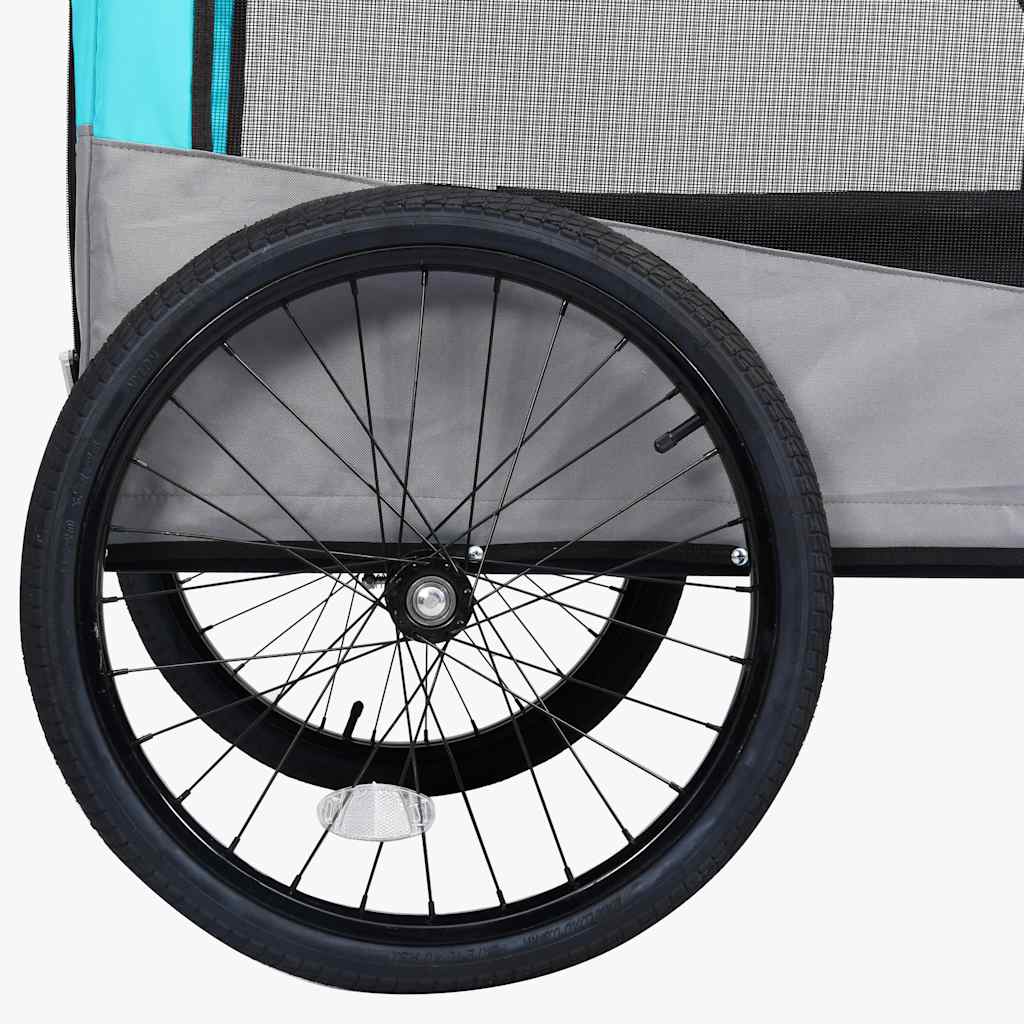 Remorque De Vélo Pour Chiens Et Poussette 2-En-1