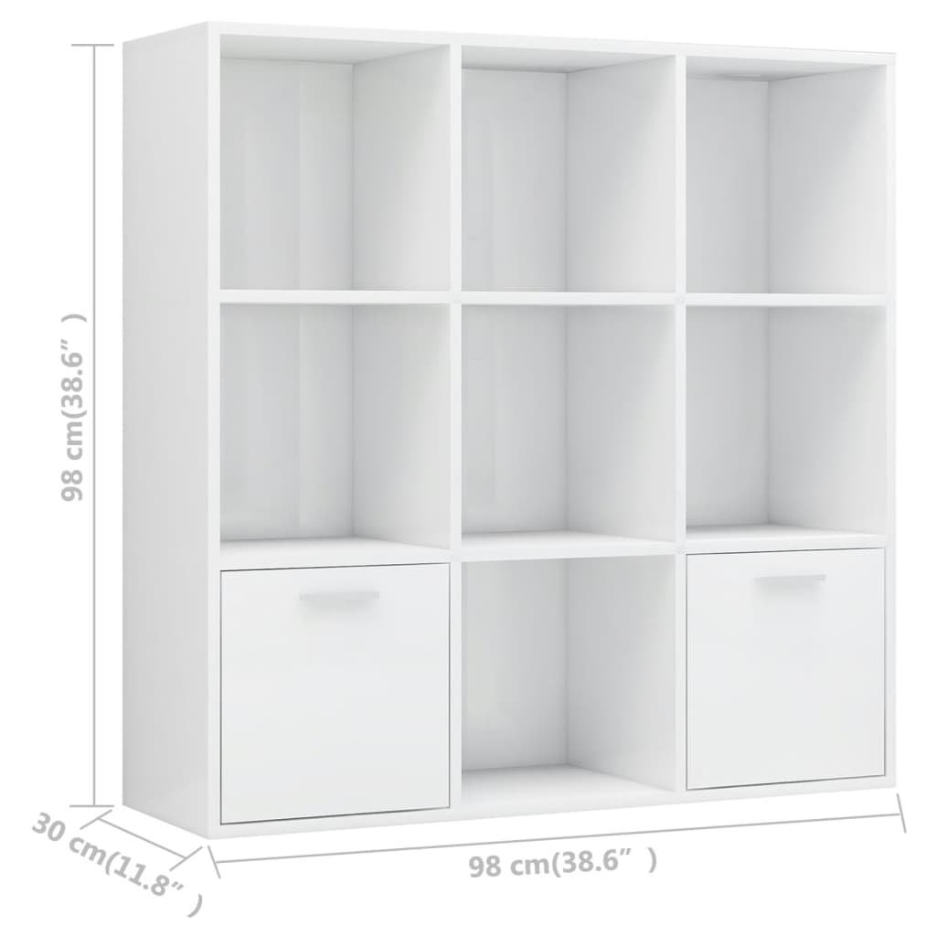 Bibliothèque 98X30X98 Cm Bois D’ingénierie