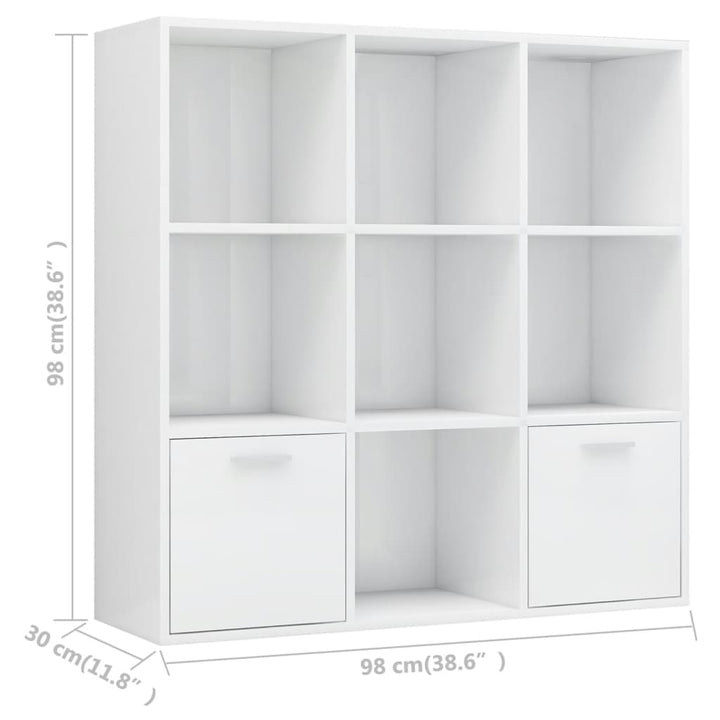 Bibliothèque 98X30X98 Cm Bois D’ingénierie