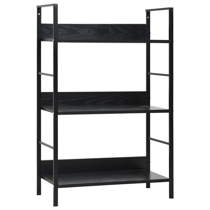 Bibliothèque À 5 Niveaux Noir 60X27,6X158,5Cm Bois D'ingénierie