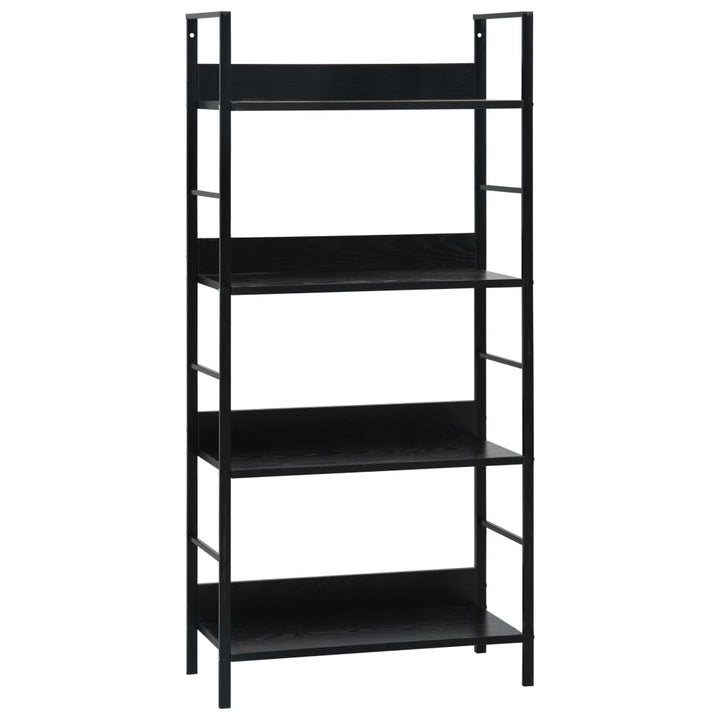 Bibliothèque À 5 Niveaux Noir 60X27,6X158,5Cm Bois D'ingénierie